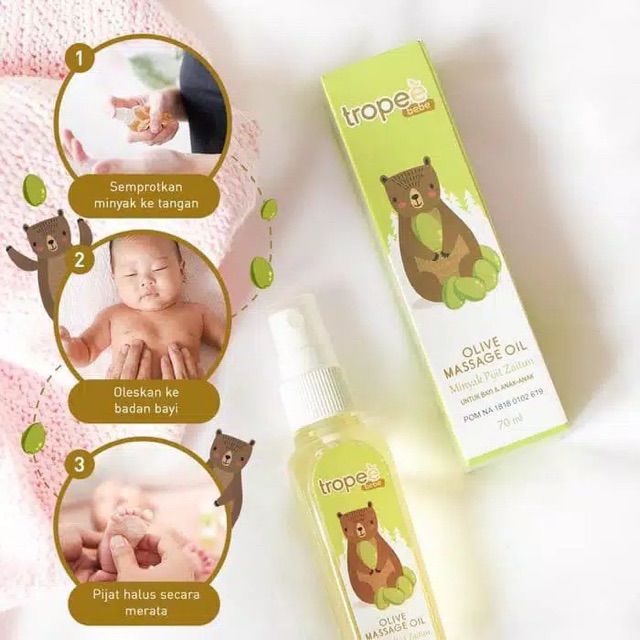 homimart I TROPEE BEBE Candlenut Oil Minyak Kemiri / Candlenut Shampoo Shampoo Kemiri / Olive Massage Oil 70ml