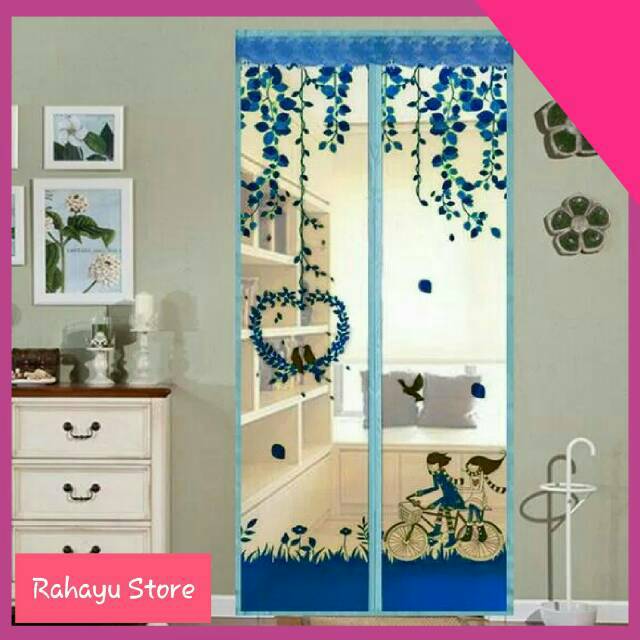 RS TIRAI PINTU LOVEBIRD Tirai magnet kusen pintu rumah tirai bagus tirai murah tirai otomatis