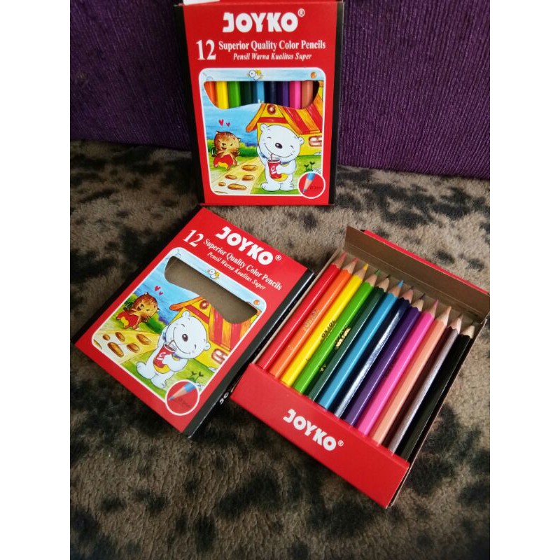 

pensil warna joyko isi 12