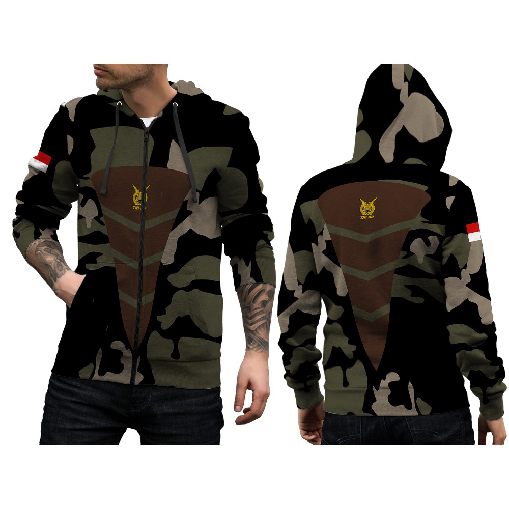 Jaket TNI AU Original | Jaket TNI AU Pria | Jaket TNI AU Loreng | Jaket TNI AU Zipper