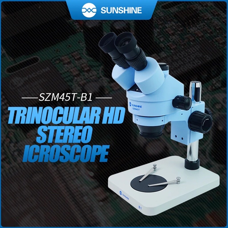 MICROSCOPE SUNSHINE TRINOCULER SZM45T-B1