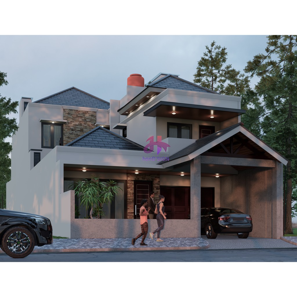DESAIN RUMAH | DESAIN RUMAH TROPIS MODERN