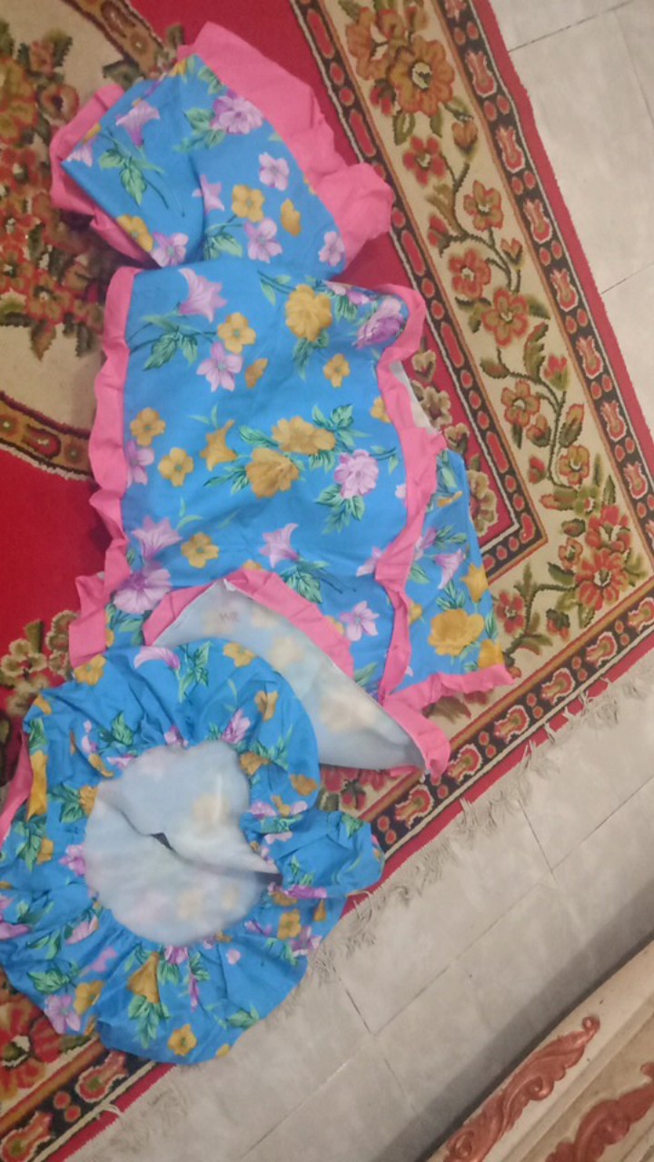 Sarung Cover Kitchen Set Homeset Taplak Meja Kulkas Dispenser Dll