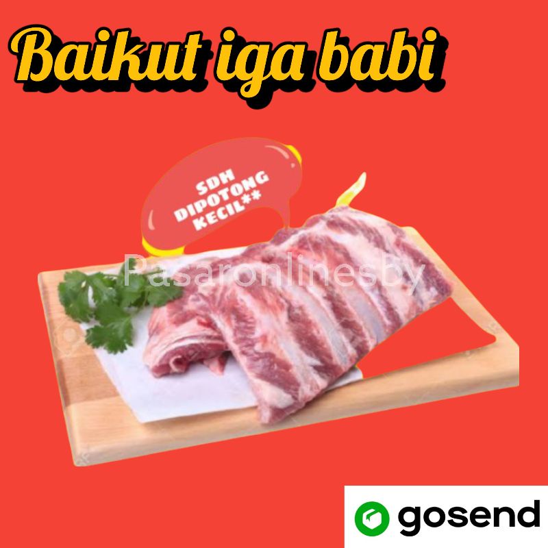PASAR GUBENG - Daging Babi Iga / Baikut