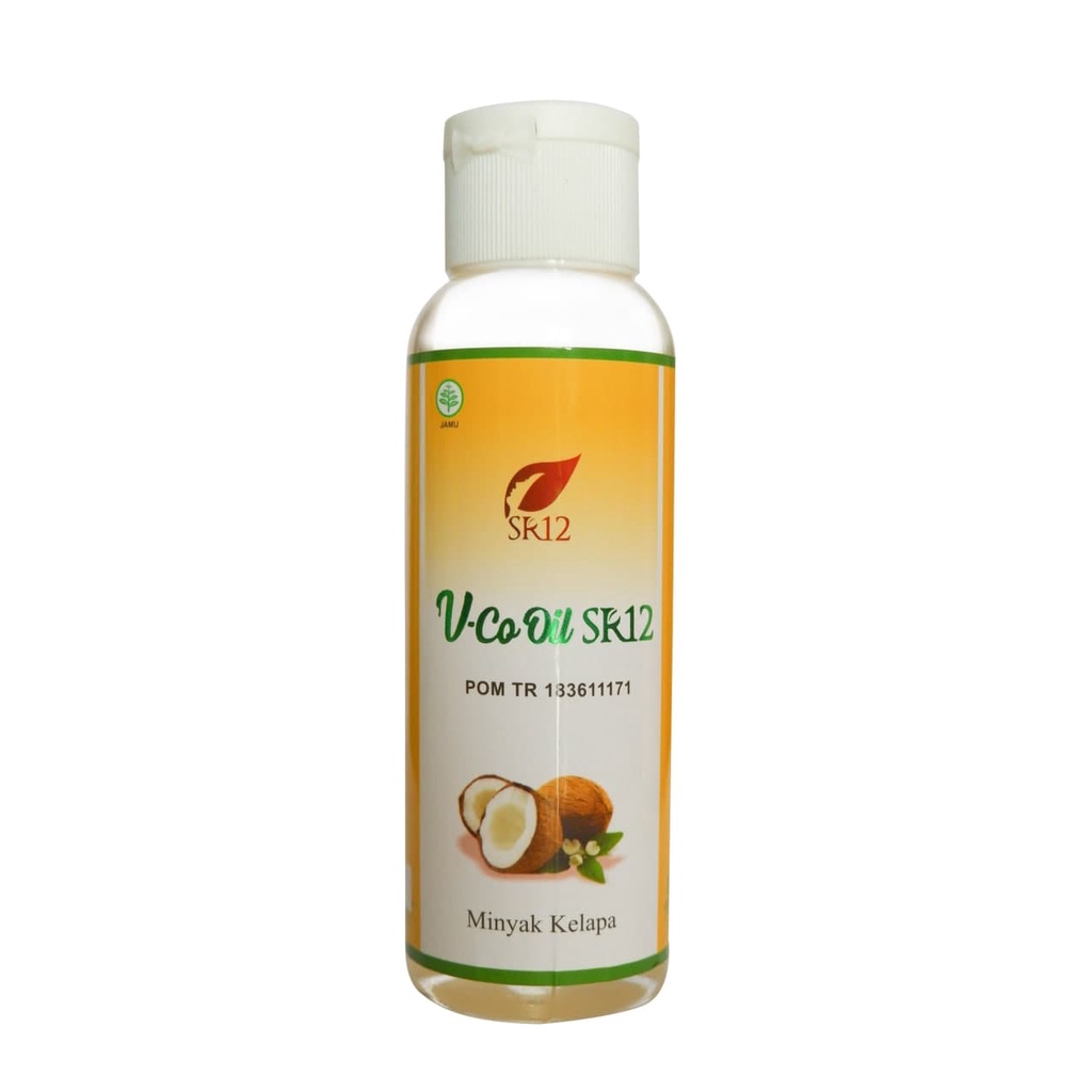 VCO Virgin Coconut Oil SR 12 Minyak Kelapa Murni Pelembab Bibir Kulit Kering Anti Ketombe Penghilang Kerutan Di Bawah Mata Wajah Pria Wanita Perawatan Rambut Imun Booster Buster 60 100 250 ml