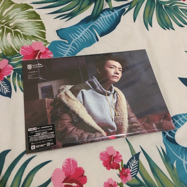 Super Junior I Think U Donghae Cover + Photocard