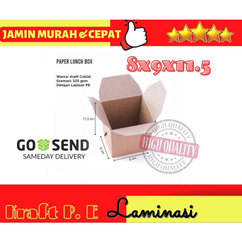 

Rice box | tempat mie ayam | paper box | box ayam