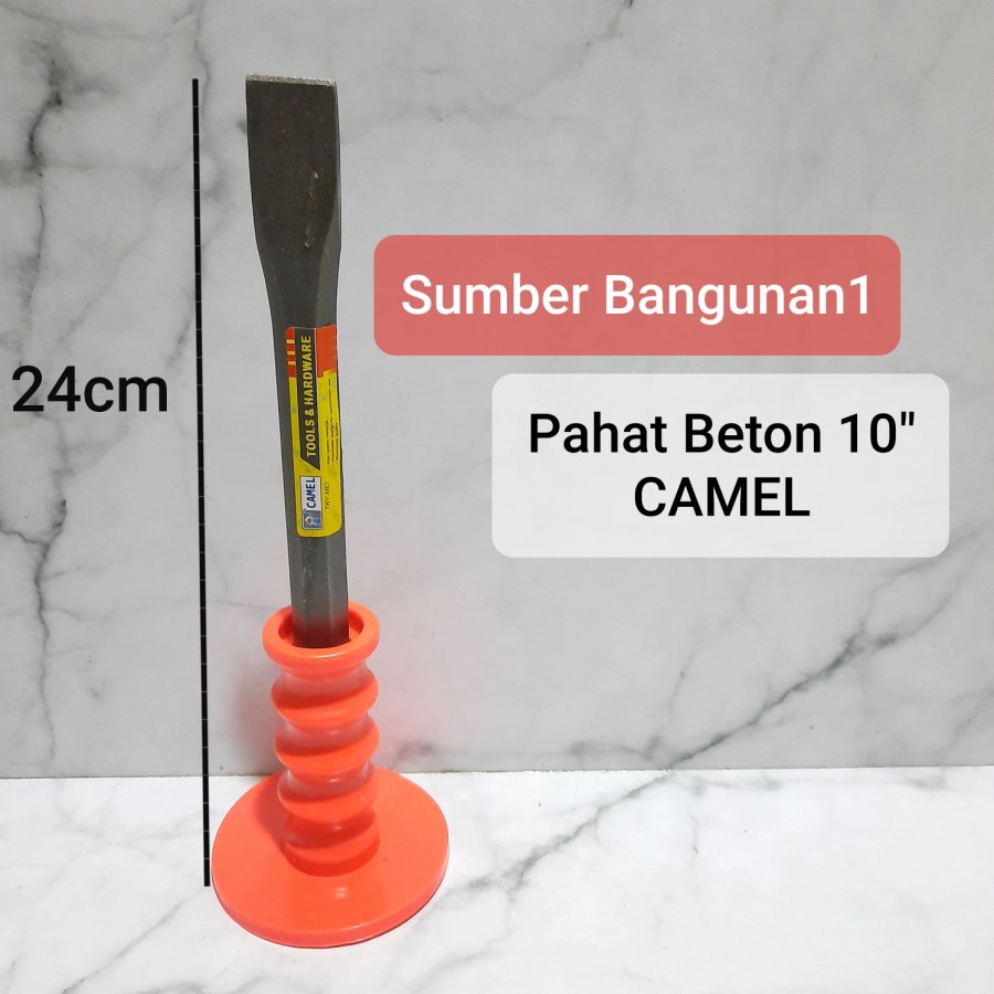 Pahat beton panjang CAMEL 10" tembok baja