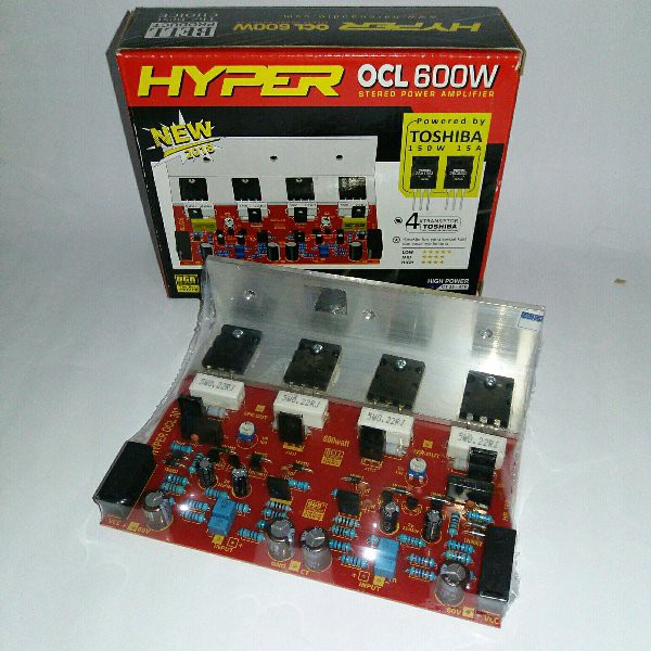Kit Power Amplifier HYPER OCL 600Watt Stereo