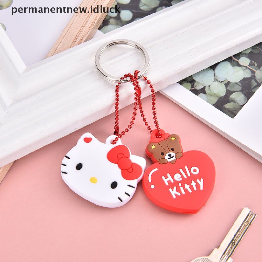 2 Pcs Case Kunci Desain Kartun Hello Kitty Melody Sanrio Kawaii Untuk Dekorasi Kecantikan