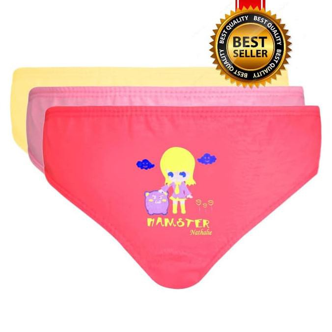 YUK BELI CELANA DALAM ANAK PEREMPUAN / CD ANAK PEREMPUAN 3PCS - 2-3 TAHUN CEPETAN..