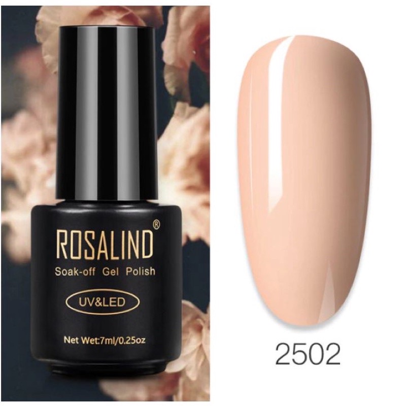 ROSALIND NUDE SERIES 7ml soak off gel polish nude color kutek gel nude tahan lama