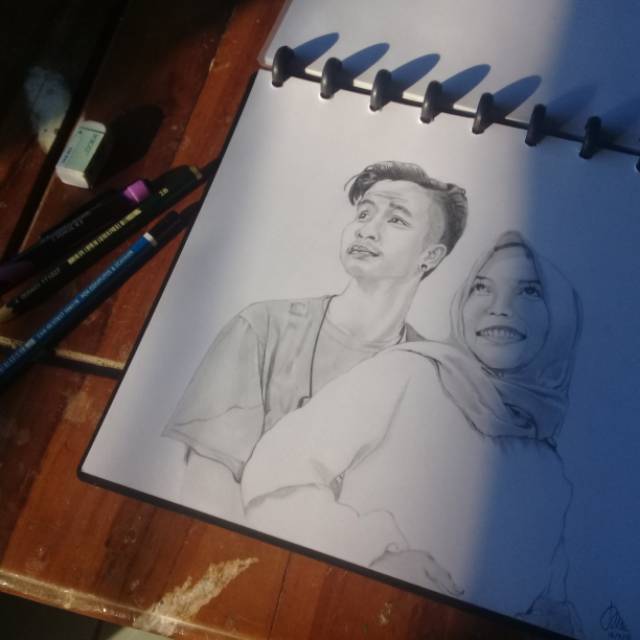 Sketsa Wajah Pensil A3