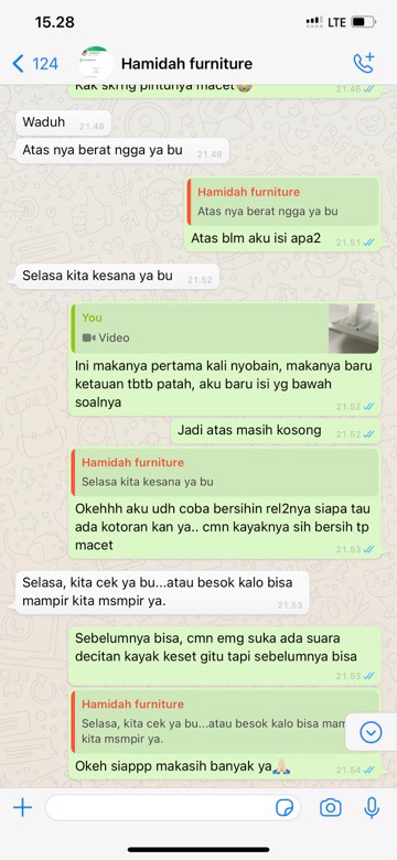 Sliding Full Kaca 200x50x240 Pintu Atas Memakai Push