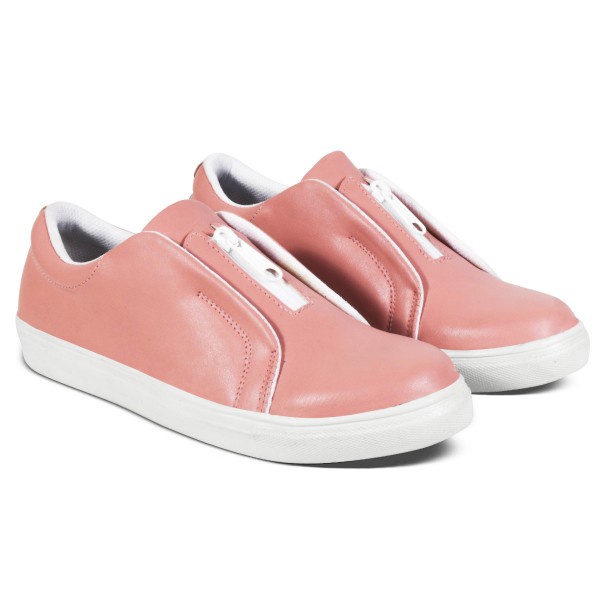 Sepatu Sneakers Wanita V 3781 Brand Varka Sepatu SlipOn Wanita Kuliah Kerja Hangout Warna Pink