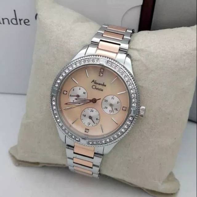 JAM TANGAN ALEXANDRE CHRISTIE AC2771 SILVER RODEGOLD