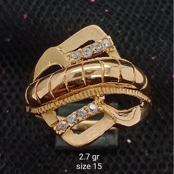 Cincin Emas 17K - 2.7 gr Kadar 750 - 1203