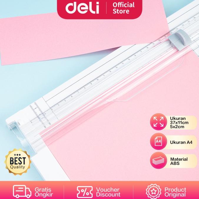 

Deli Small Paper Trimmer Portable/ Pemotong Kertas Kecil A4 A5 14251