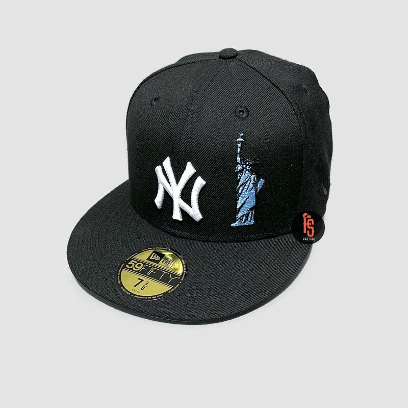 TOPI NEW ERA ORIGINAL 5950 SUBWAY BA NEW YORK YANKEES BLACK UV SKYBLUE