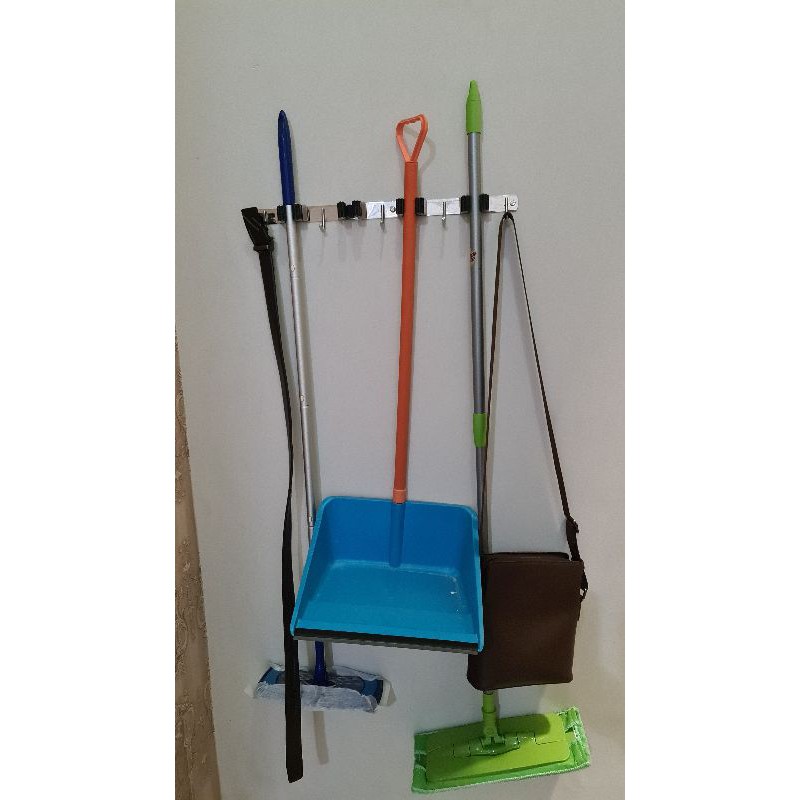 gantungan pel sapu dan kapstok stainless SUS304