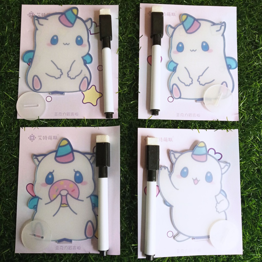 

Set Sticky Note Akrilik + Spidol - Bisa Dihapus dan Dipajang - UNICORN