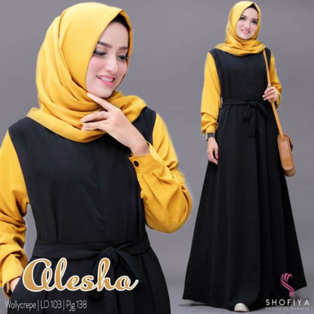 Gamis Shofiya Alesha Lts Free Jilbab