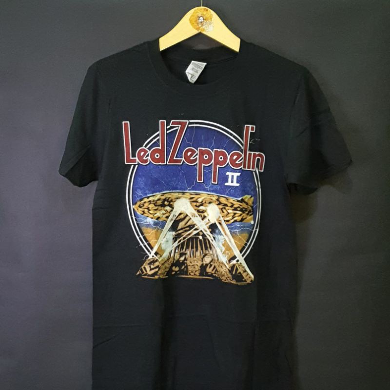 T-Shirt Led Zeppelin: LZII Searchlights (Kaos Band Original) - Small