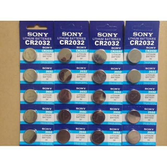 Baterai Sony CR2032 Lithium 3V - Baterai CMOS-1