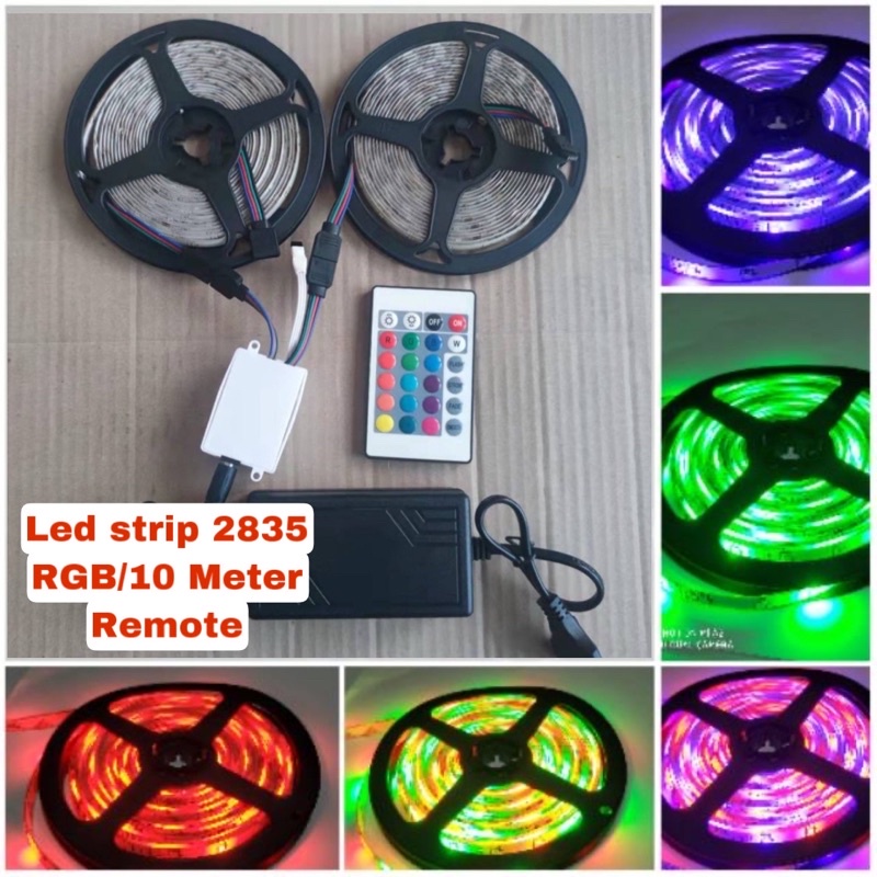 Lampu Led Strip Rgb 10 Meter Remote control Waterproof