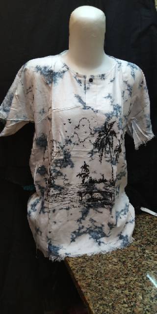 SALE Termurah... Blouse Santai motif Pantai Pohon