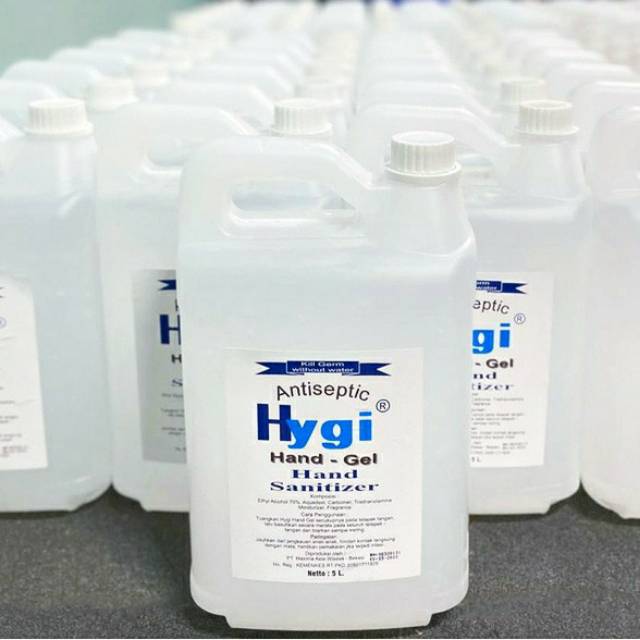 Hand Sanitizer Gel Hygi 5 Liter