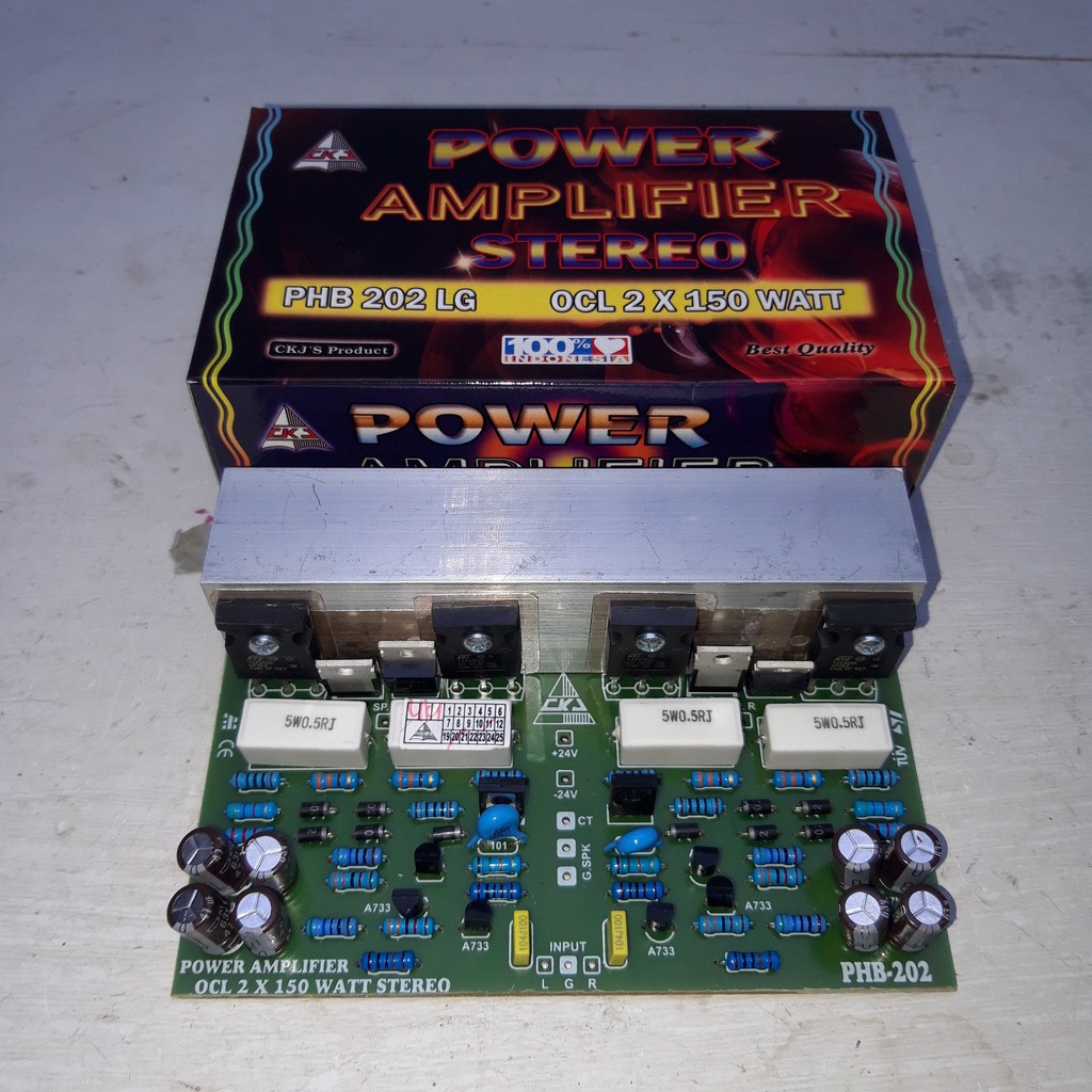 Kit Power Stereo 150watt OCL trSTory PHB202