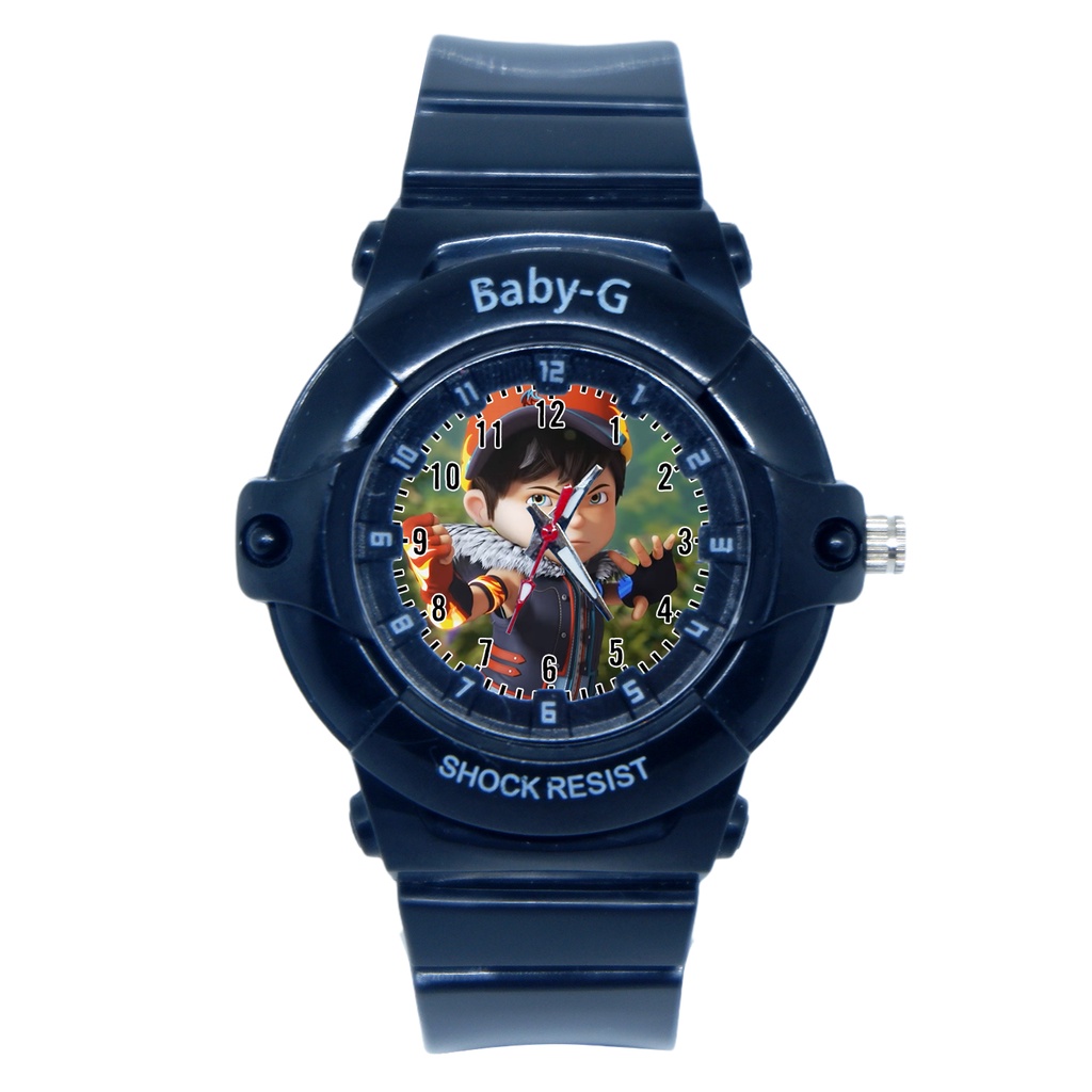 Jam Tangan Sport Anak Karakter Boboiboy Anti Air