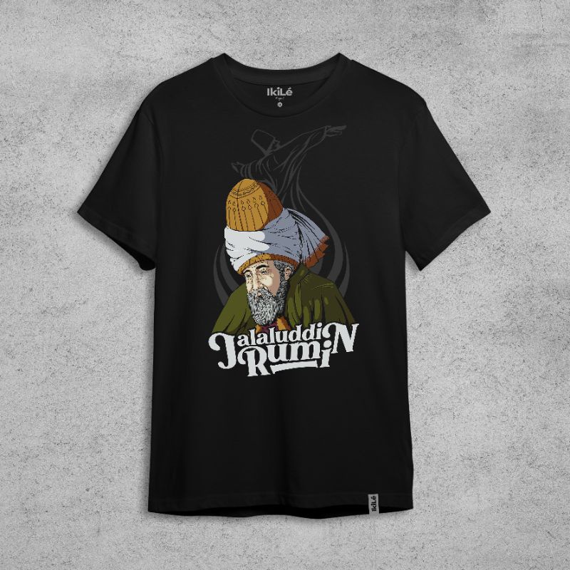 KAOS JALALUDIN RUMI | KAOS TOKOH | KAOS SASTRAWAN