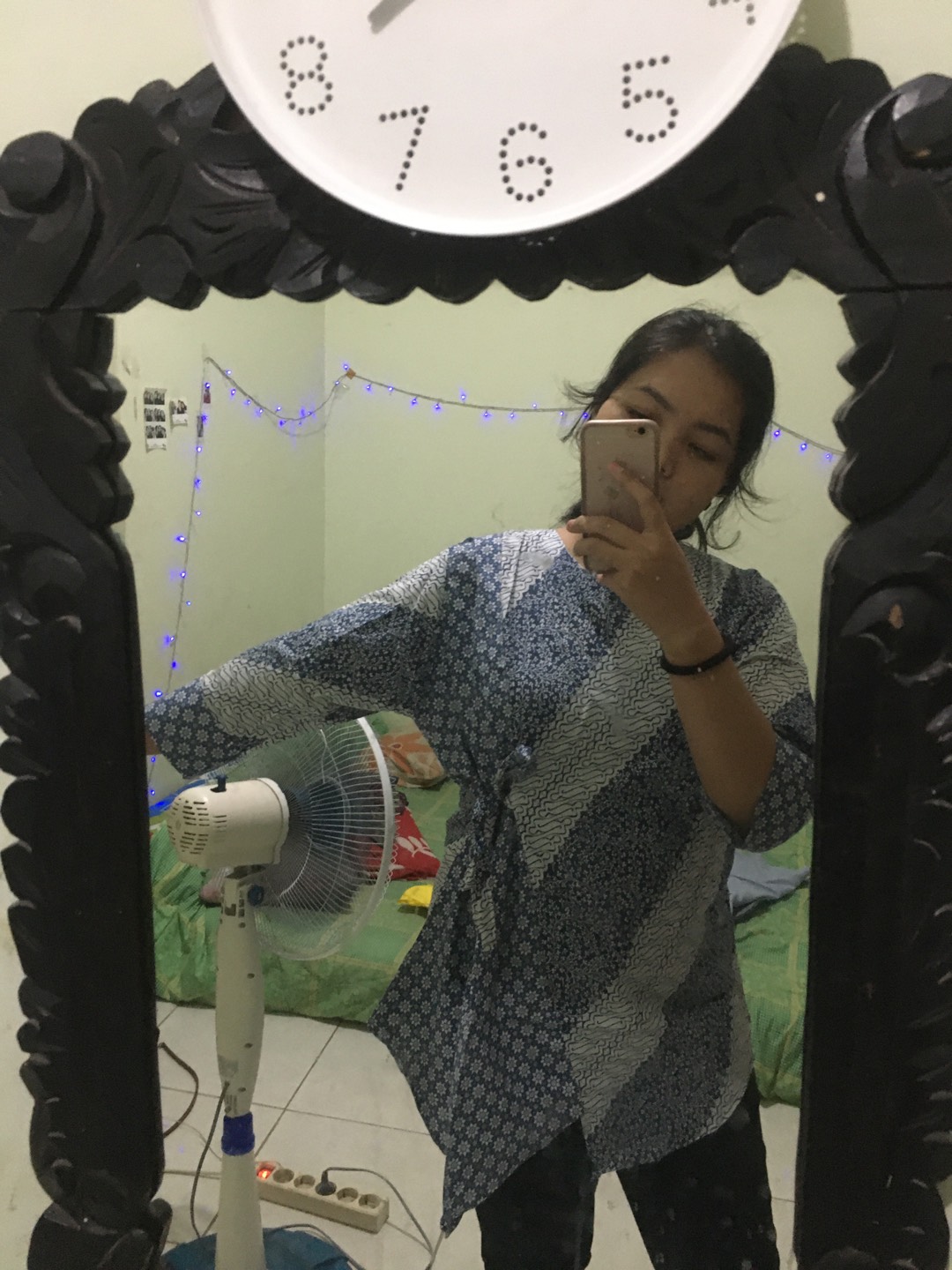 [cod] Tey-17 Batik Wanita Asj Sa Hrb026 Kenongo Kemeja Tosca Pendek Jumputan Kombinasi