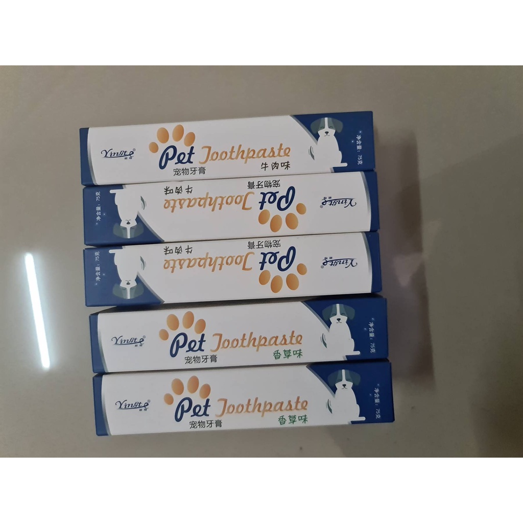 Pasta Gigi Anjing Kucing Pet Tooth Paste Odol Anjing Kucing 75 gram