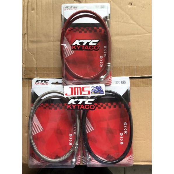 selang rem kabel rem ktc kytaco ori ukuran 130/110/92/75/60/45 cm soul scoopy genio nmax aerox pcx klx150 crf150 vixion mio beat vario r15