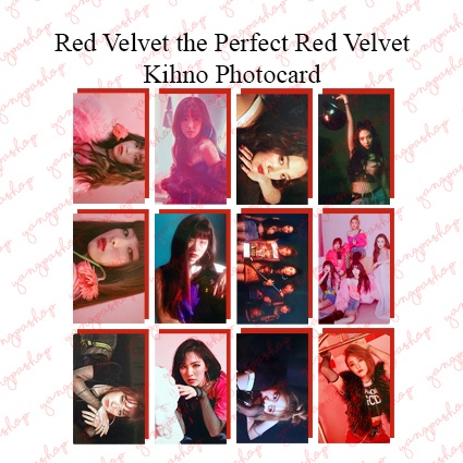 [READY / SET] RV KIHNO THE PERFECT REVE BADBOY REVE PHOTOCARD FAN MADE UNOFFICIAL YANGPASHOP IRENE S