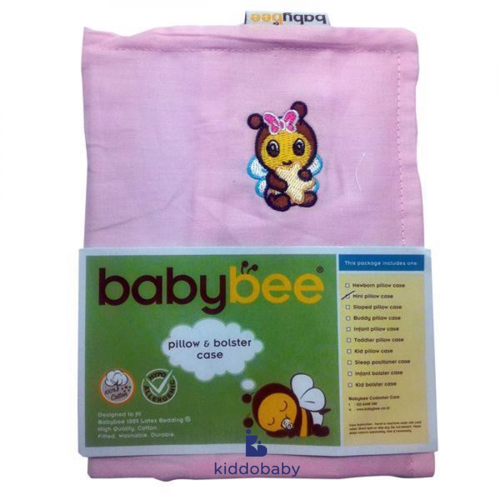 Babybee Mini Pillow Case - Pink