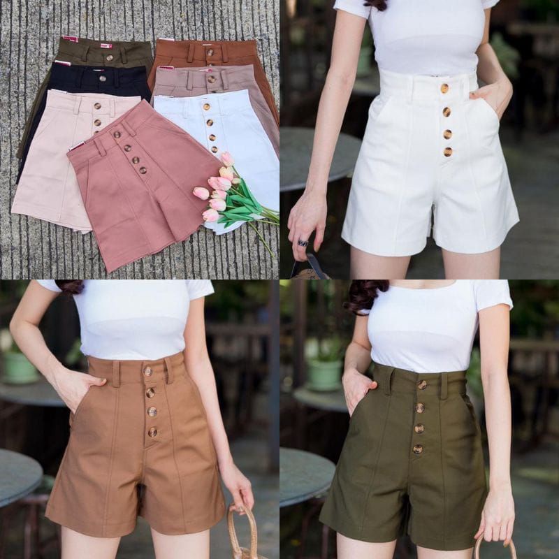 Hot Pants celana pendek wanita style Korea bahan Amerika usa drill