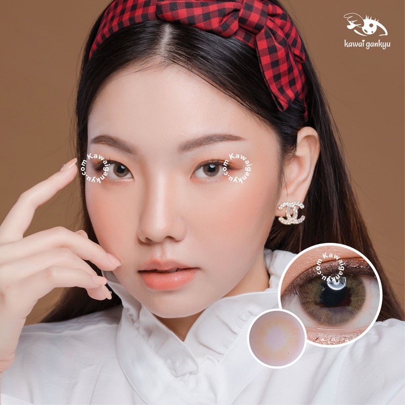 KawaiGankyu Softlens - Princess Vonvon Brown (1botol)