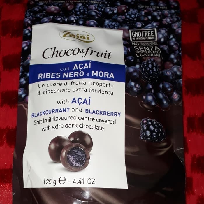 

Zaini Choco Fruit With Acai Blackbery & Blackcurant-Import