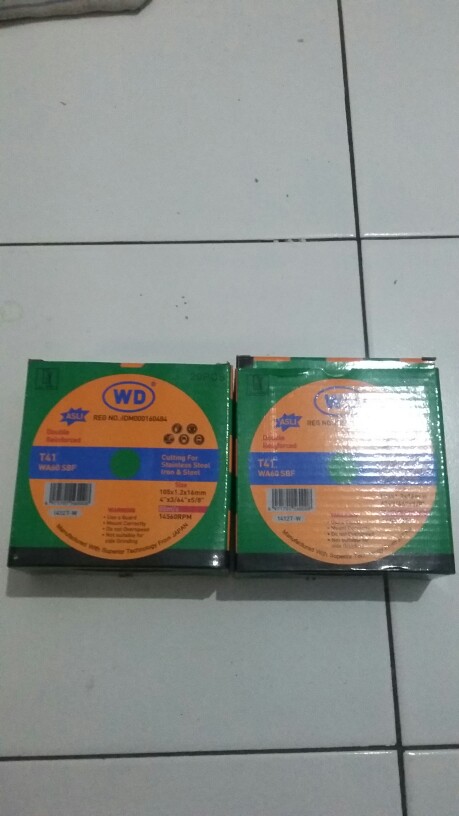 Batu Potong Wd 4inch Grinda Potong Cutting Whell Wd 4inch