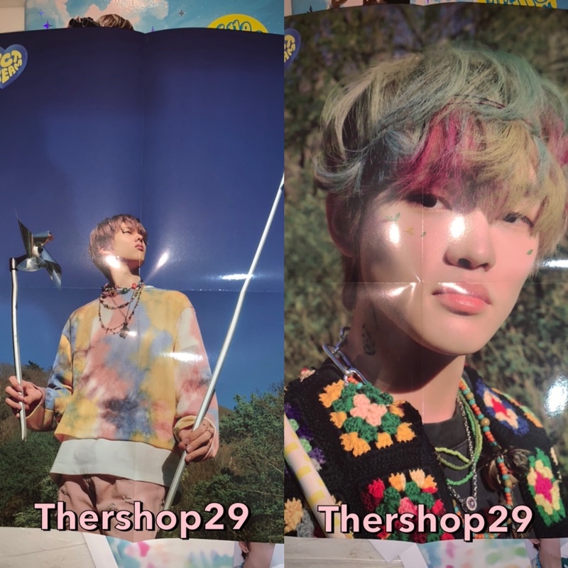 [WTT] HELLO FUTURE FOLDED POSTER JISUNG & CHENLE TO MARK/JAEMIN