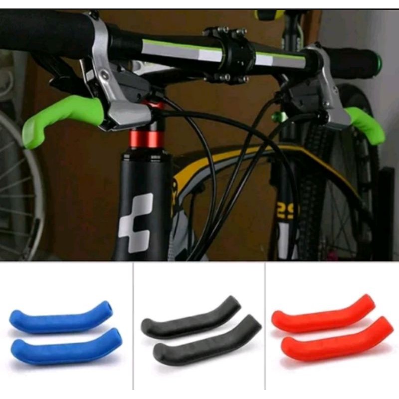 Cover pelindung handle rem silikon brake lever karet brake lever tuas rem sepeda mtb seli folding bike lipat