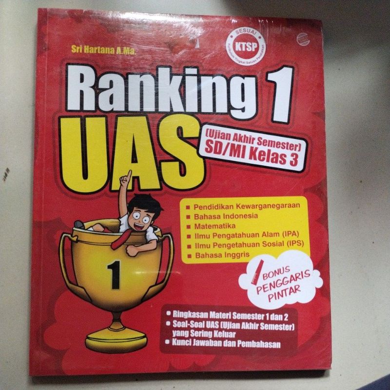 ranking 1 UAS SD kelas 3