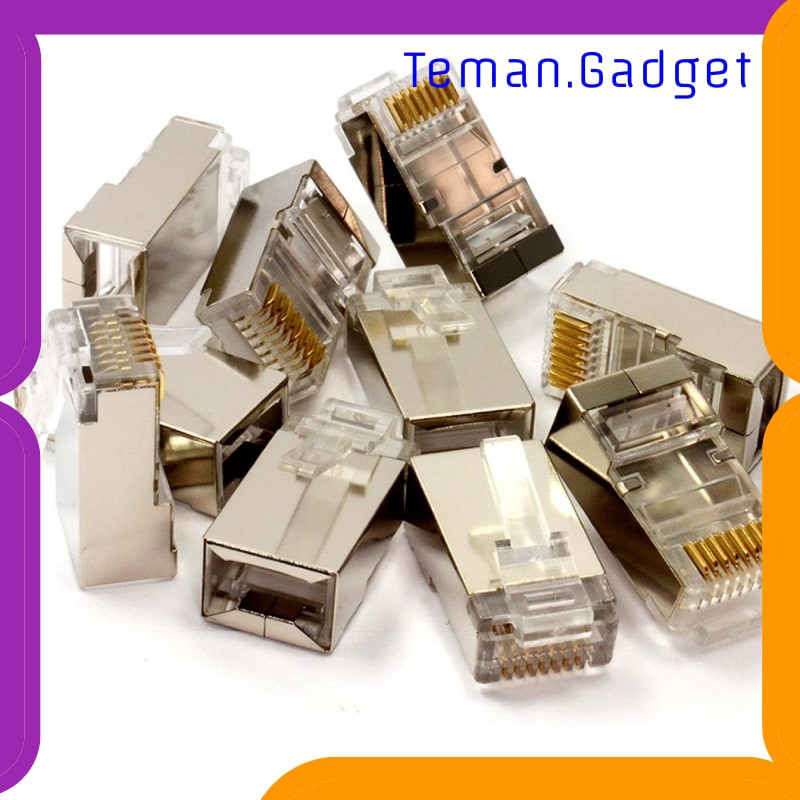 TG-AI176 KEPALA LAN RJ45 CAT5 SHIELDED 1PCS