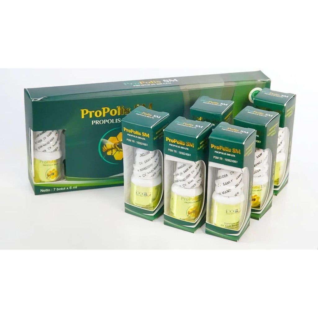 Obat Hidung Tersumbat Tidak Mencium Bau, Polip Hidung Akut/Kronis, Sinusitis - Propolis SM Brazil-1