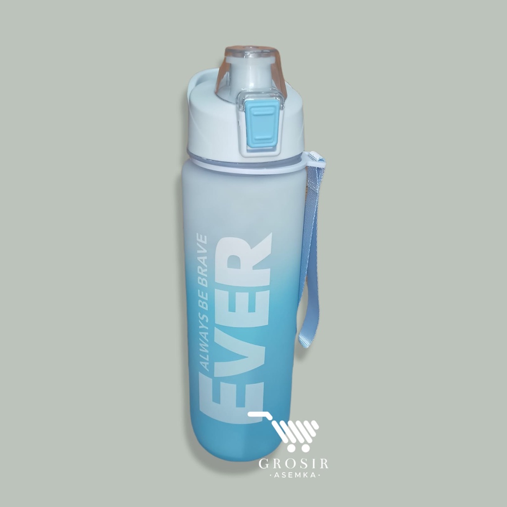 BOTOL MINUM 1 LITER TERBARU BOTOL MINUM TRITAN PASTEL KOREA VIRAL BOTOL MINUM MOTIVASI FREE STICKER 2D DAN 3D