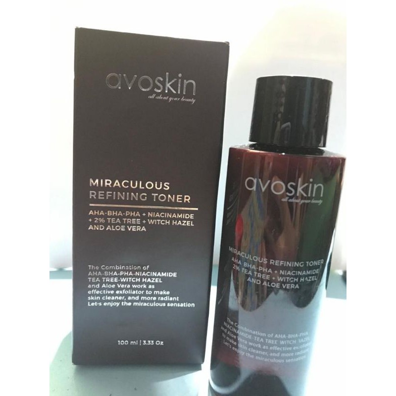 AVOSKIN (Toner, Serum & Sunscreen)